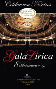 Gala Lirica Opera de Camara VIII Aniversario